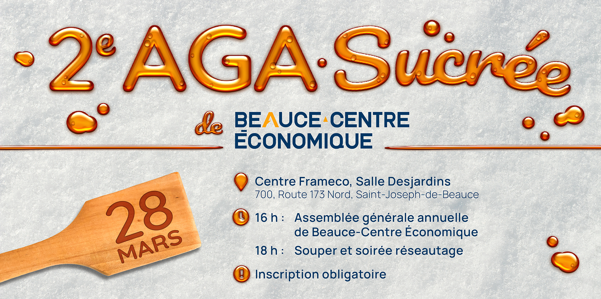 2e AGA sucrée de Beauce-Centre Économique